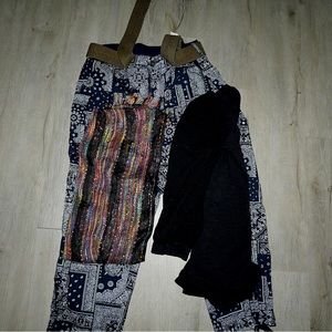 Bold pants + beautitful scarf = compliments